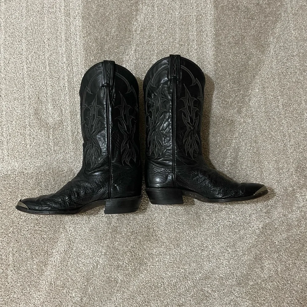 Tony Lama Black Stallion Cowboy/Western Boots. Men’s Size 9.5 - Picture 2 of 16